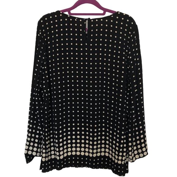 J. Crew black and white polka dot blouse size 6 - Picture 2 of 6